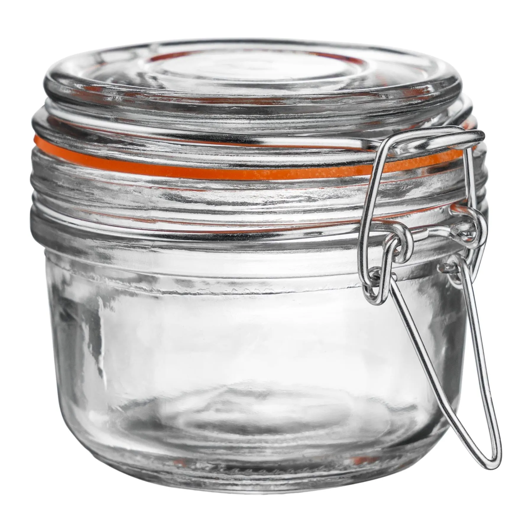 125ml Classic Glass Storage Jar   Four Free Coloured Seals
