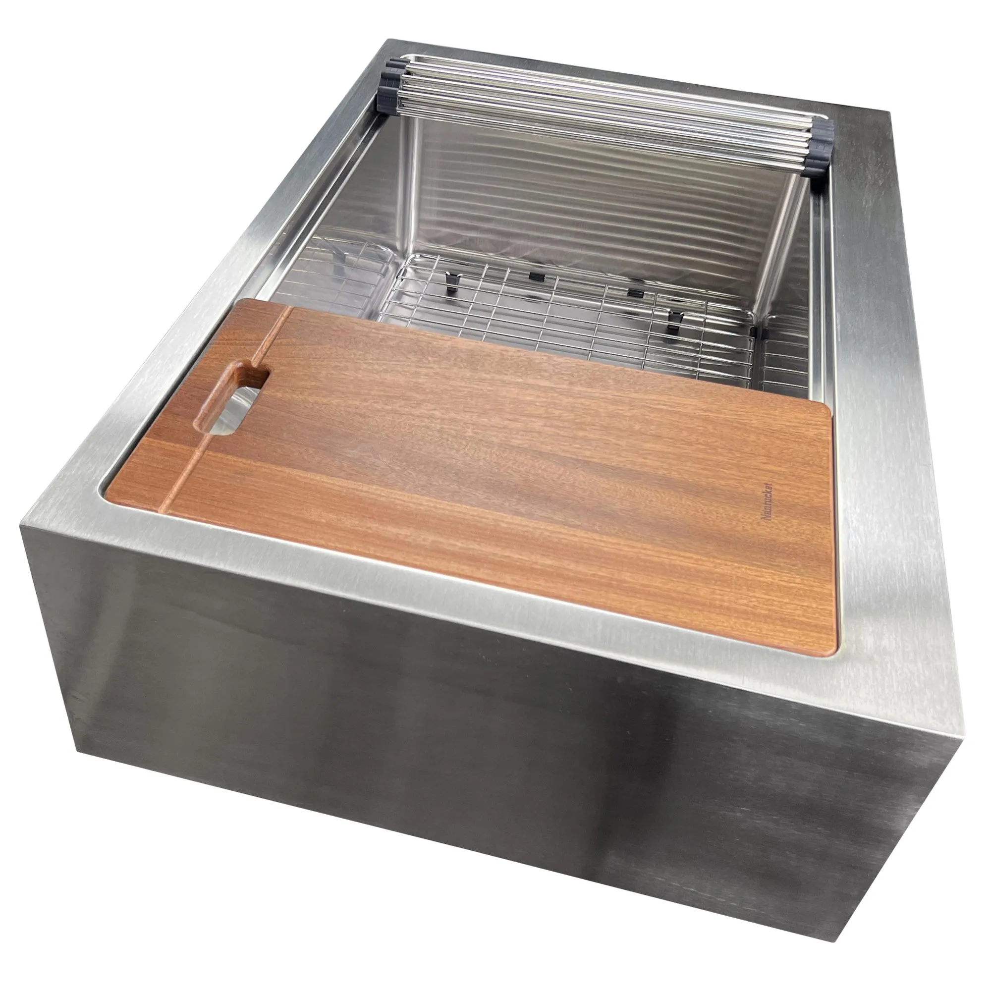 33" Stainless Steel Workstation Farmhouse Kitchen Sink