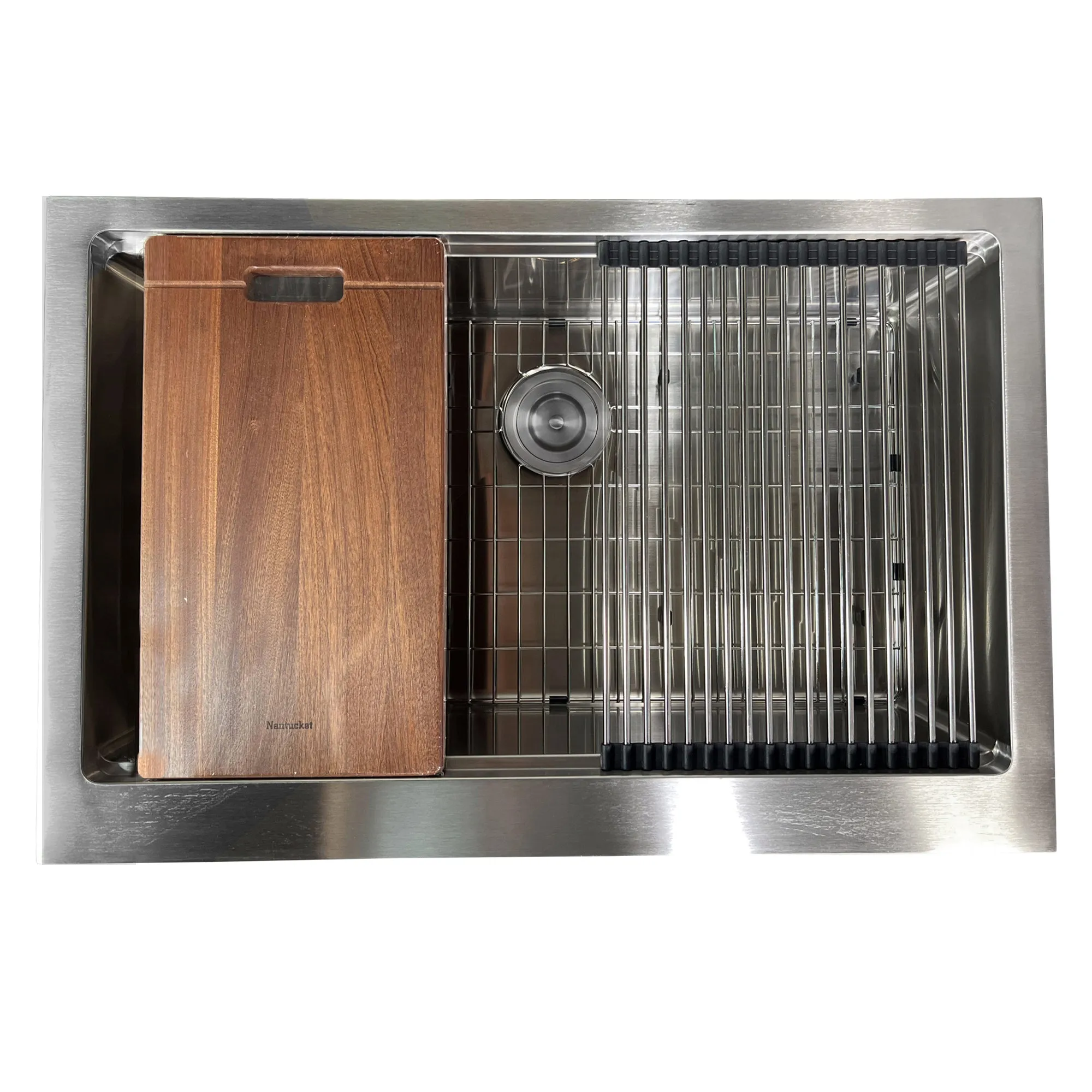 33" Stainless Steel Workstation Farmhouse Kitchen Sink