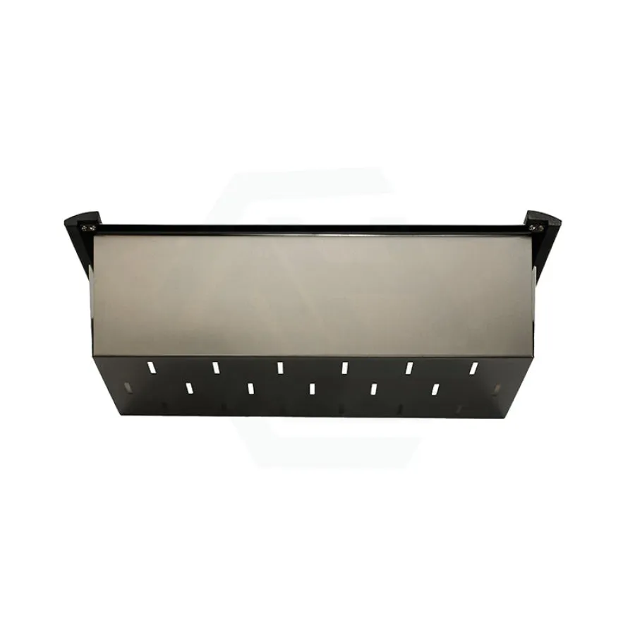 440x190x130mm Square Stainless Steel Gunmetal Black Colander for Kitchen Sink