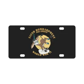 AAC - 342nd Bombardment Squadron - WWII X 300 Classic License Plate