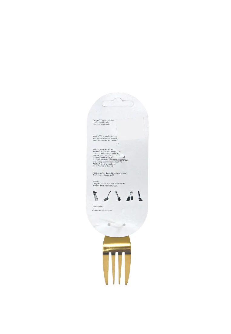 Anchor Serving Fork - Gold