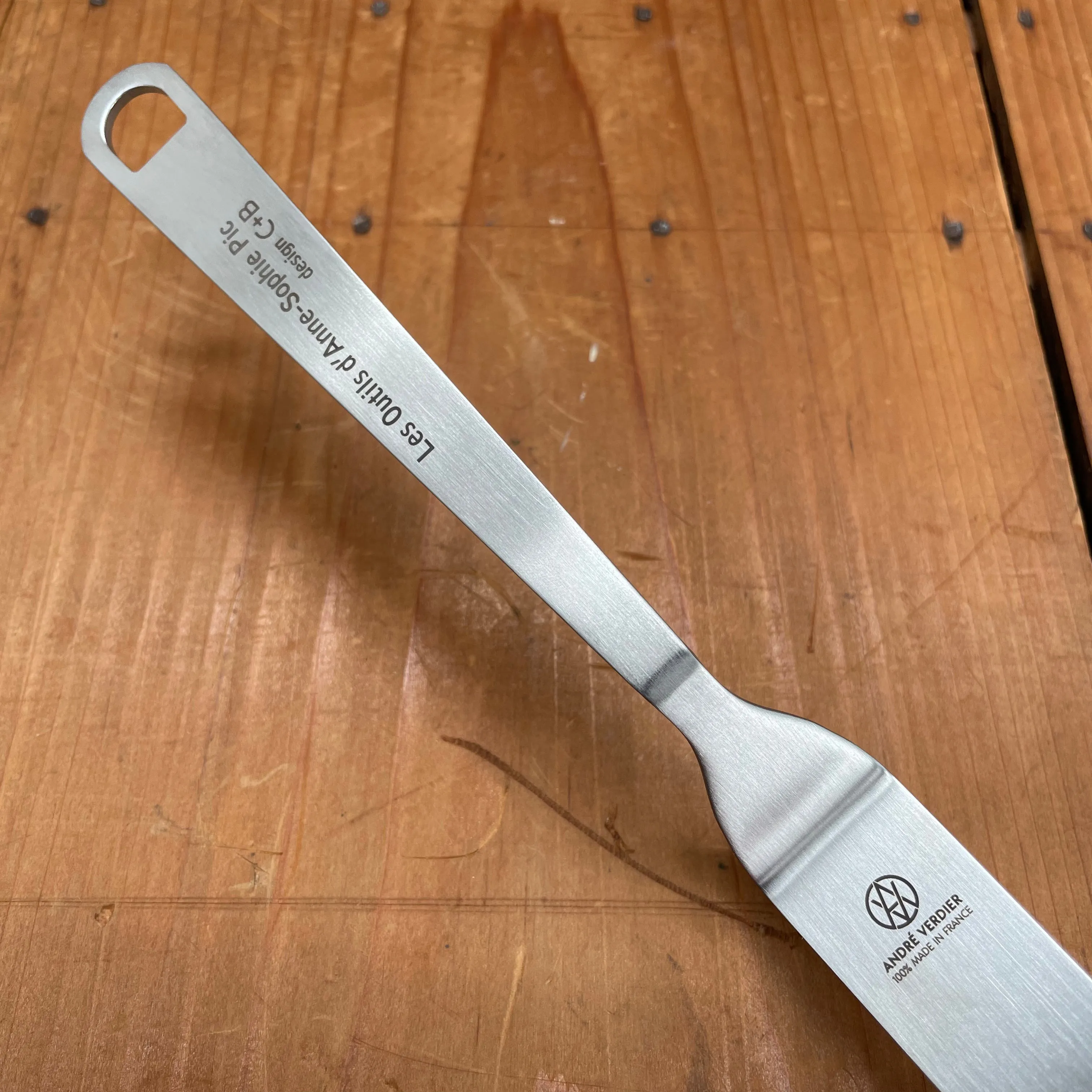 André Verdier Premium Stainless Steel 8cm Precision Micro Spatula