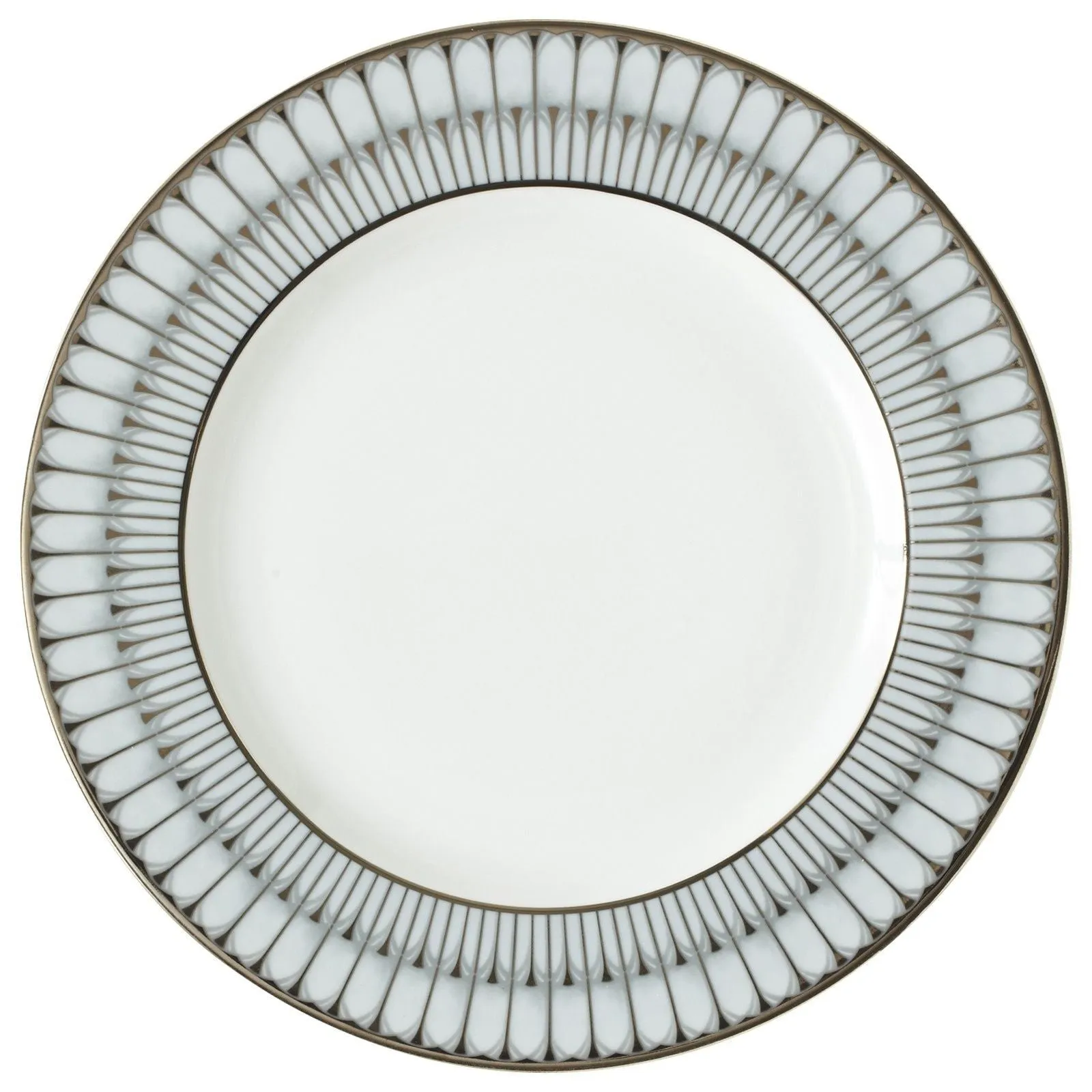 Arcades Grey & Gold Dinner Plate