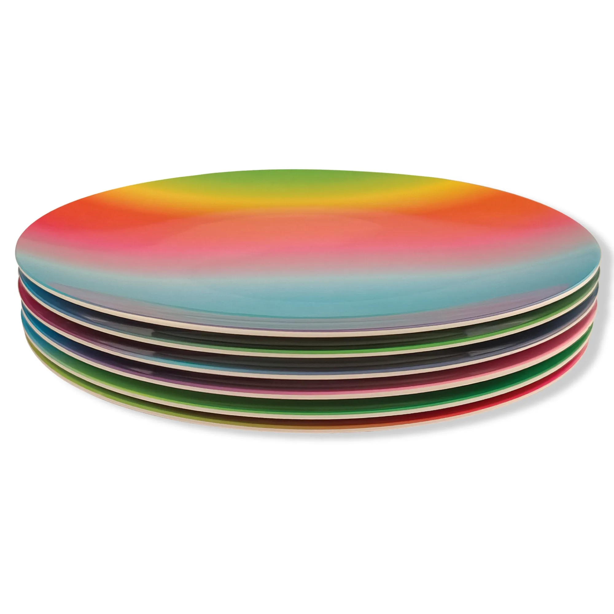 Aurora 6-Piece Assorted Dinner Plate Set