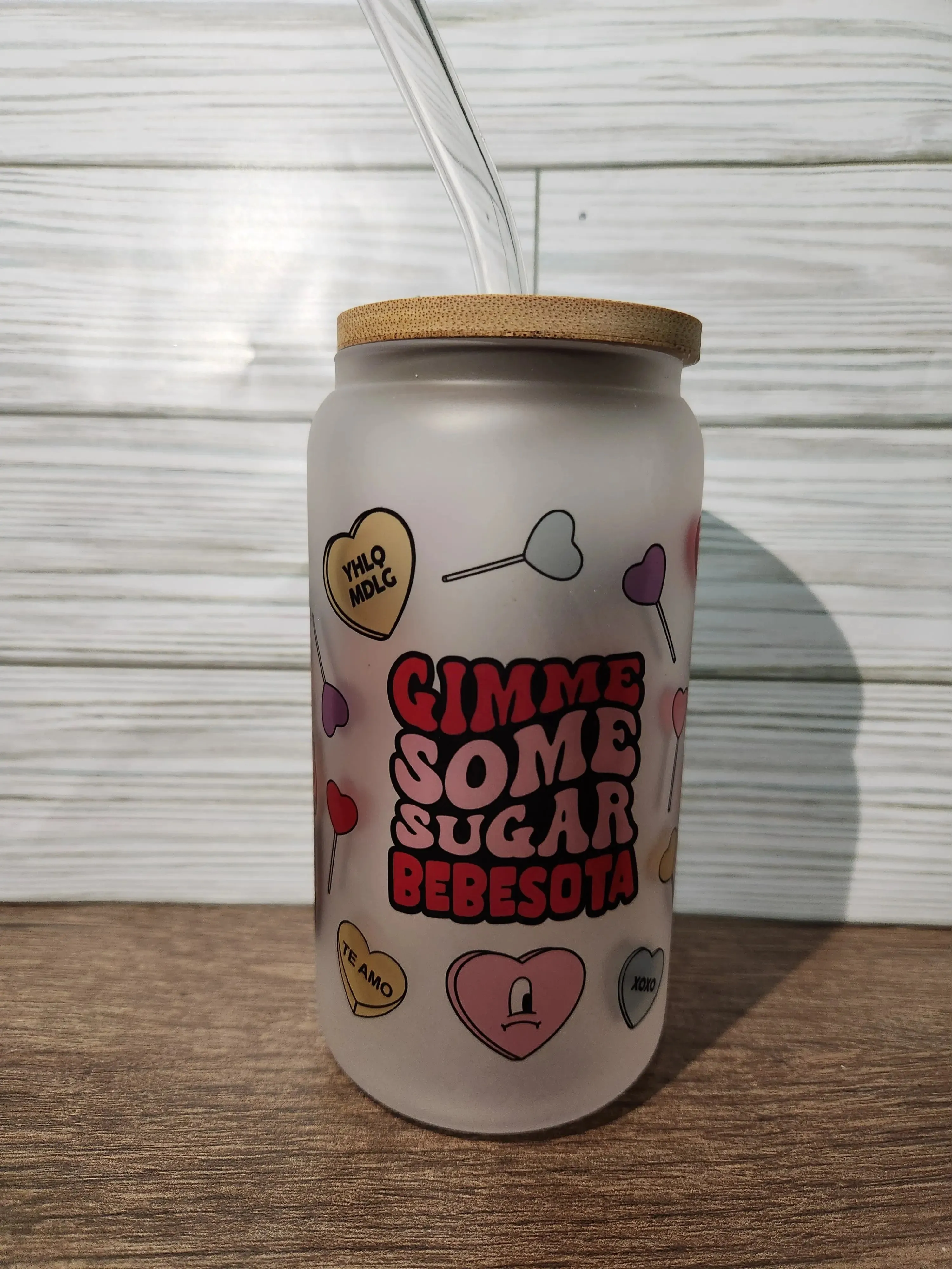 Bad bunny Glass Cup