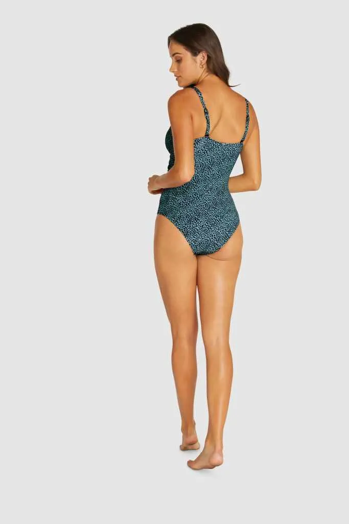 Baku D-E Cup Ring Front One Piece - Zafari