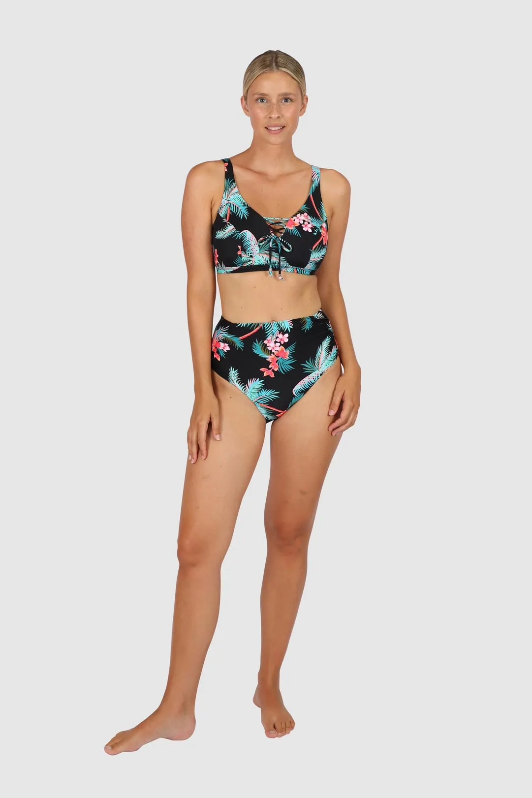 Baku E-G Lace Up Bra - Amalfi