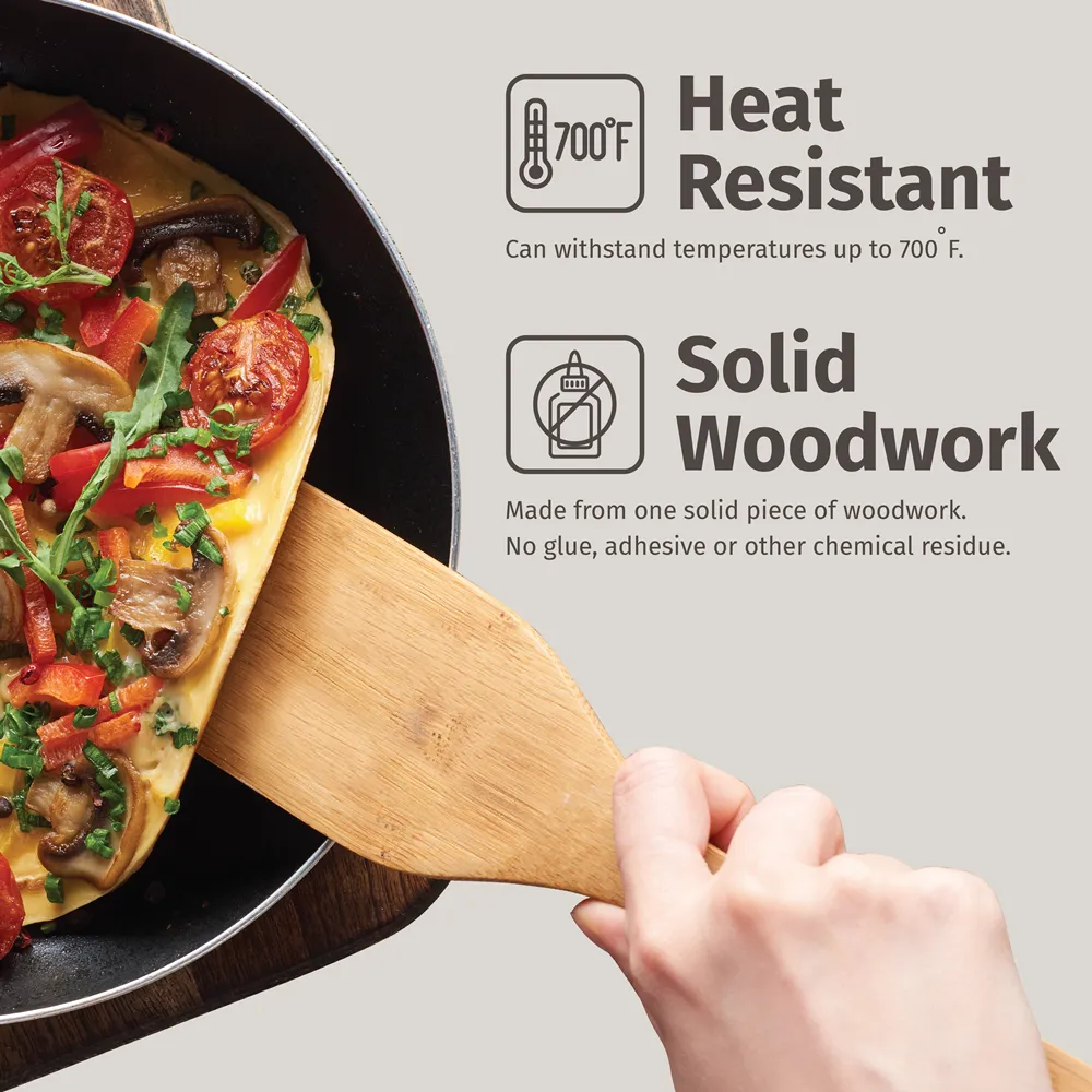 Bamboo Kitchen Spoon (per piece)