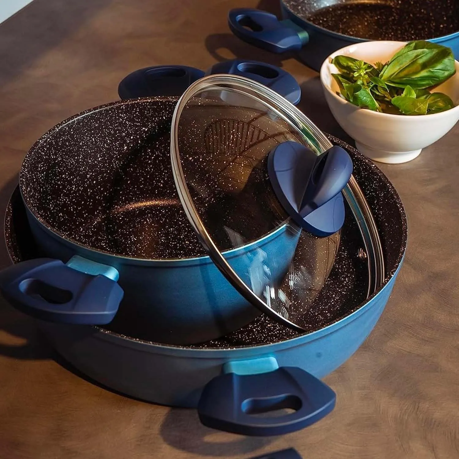Batteria 10 Pezzi Gaia Blu