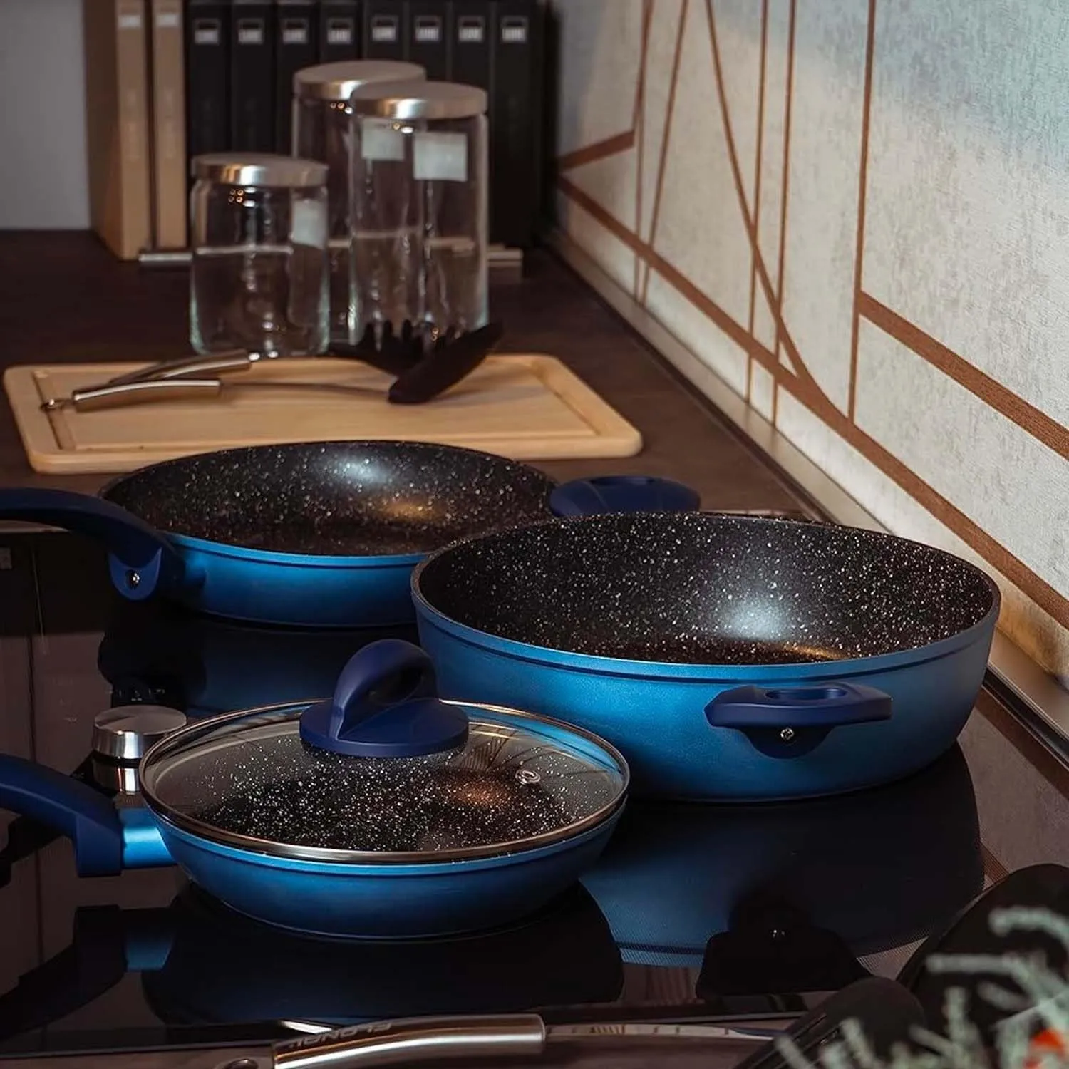 Batteria 10 Pezzi Gaia Blu
