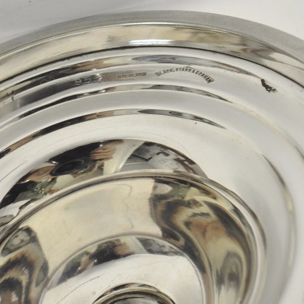 Black Star & Gorham Sterling Pedestal Dish