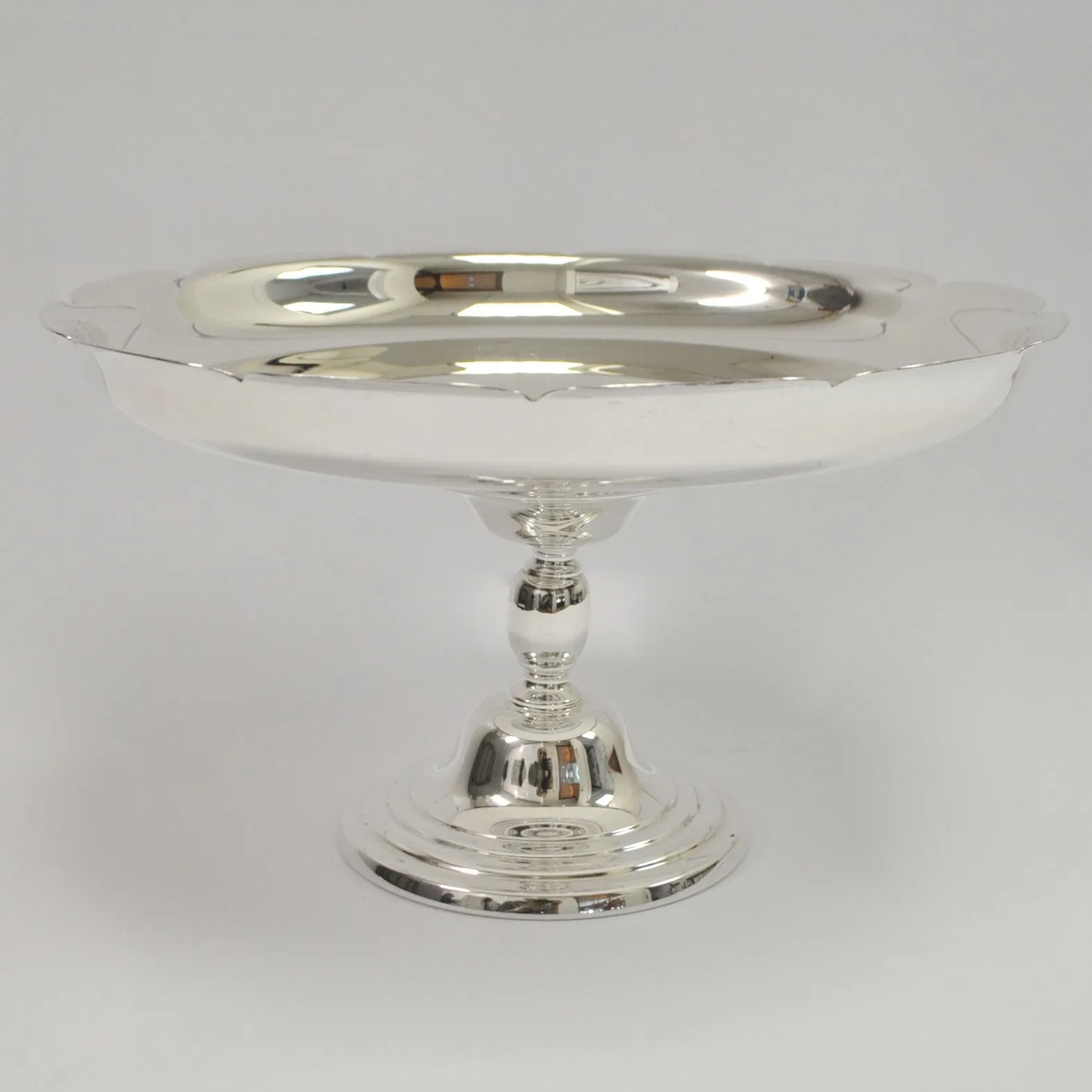 Black Star & Gorham Sterling Pedestal Dish