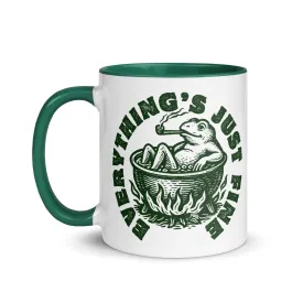 Boiling Frog Everything's Just Fine Coffee Mug