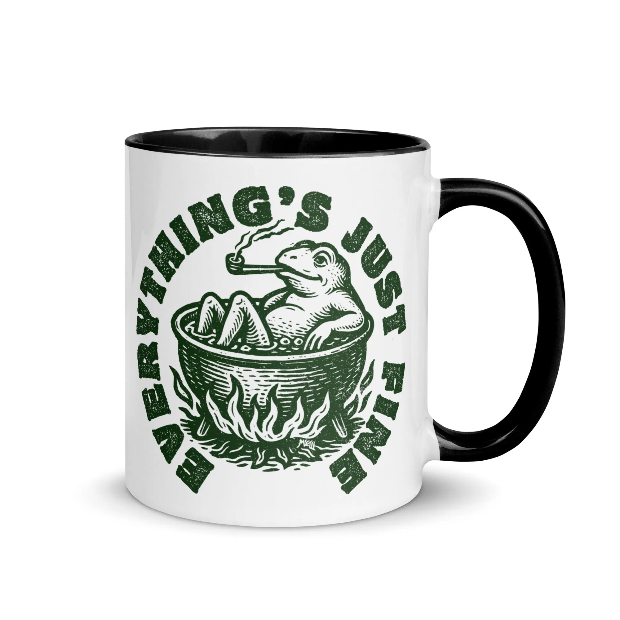 Boiling Frog Everything's Just Fine Coffee Mug