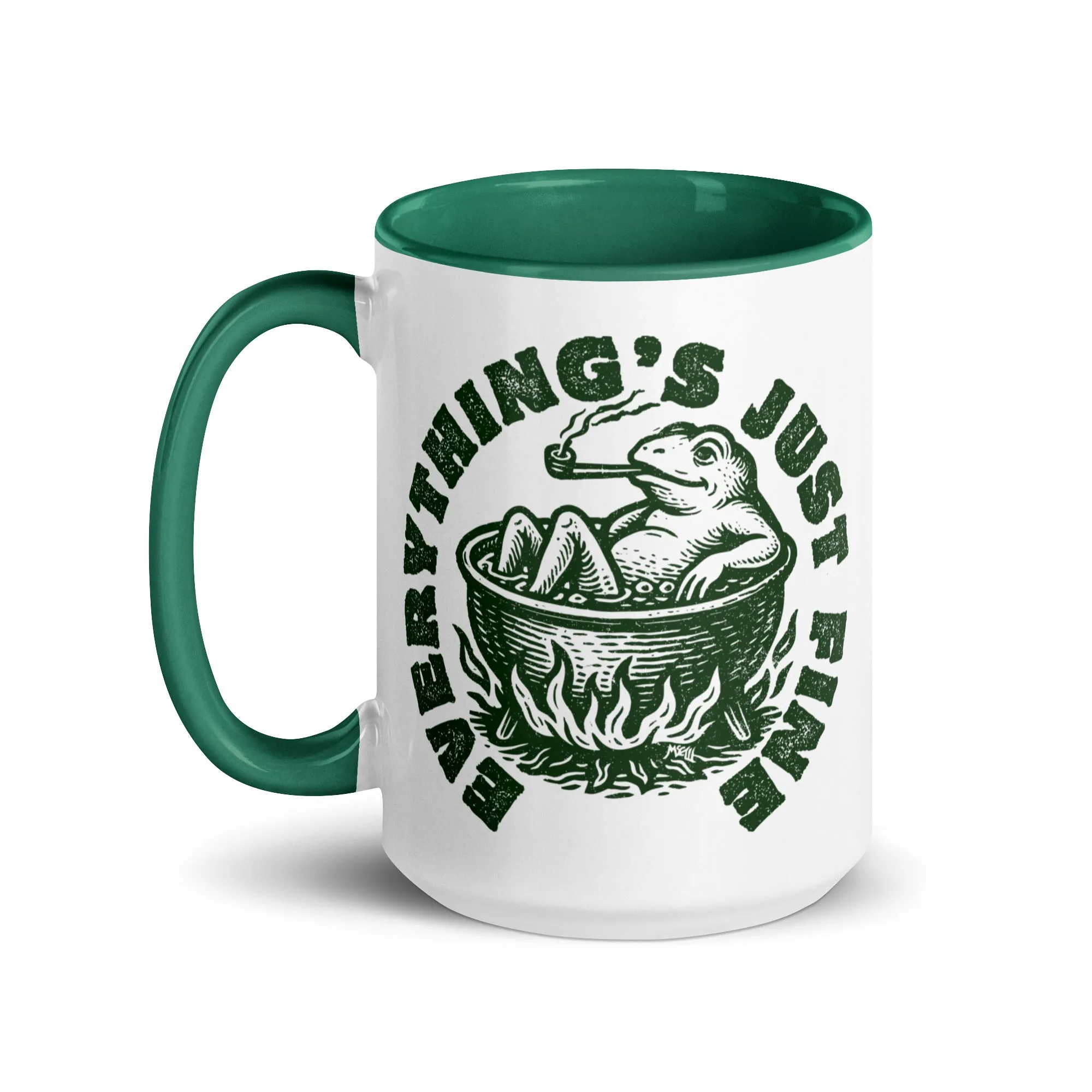 Boiling Frog Everything's Just Fine Coffee Mug