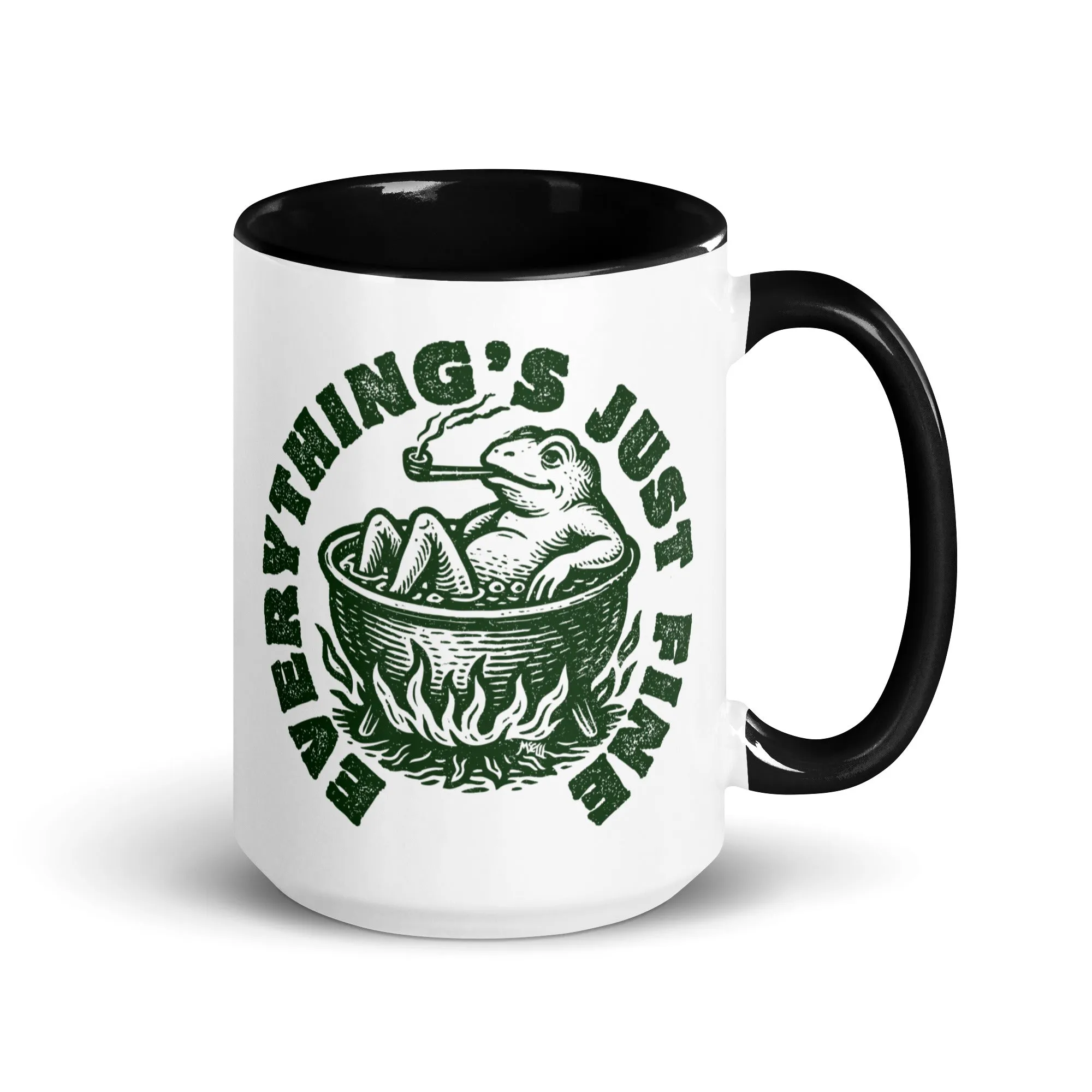 Boiling Frog Everything's Just Fine Coffee Mug