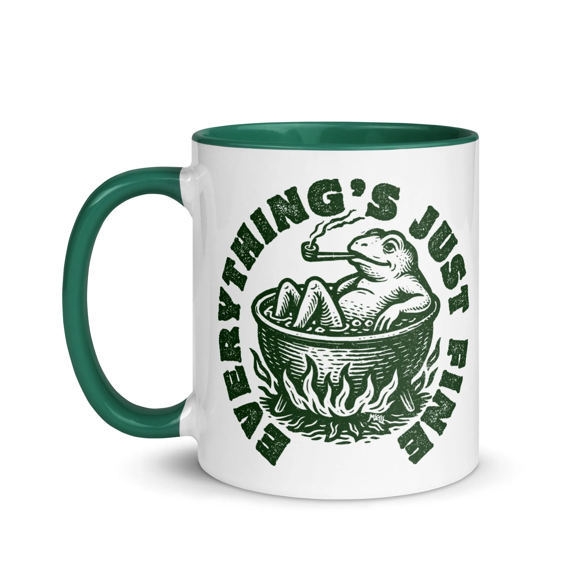 Boiling Frog Everything's Just Fine Coffee Mug