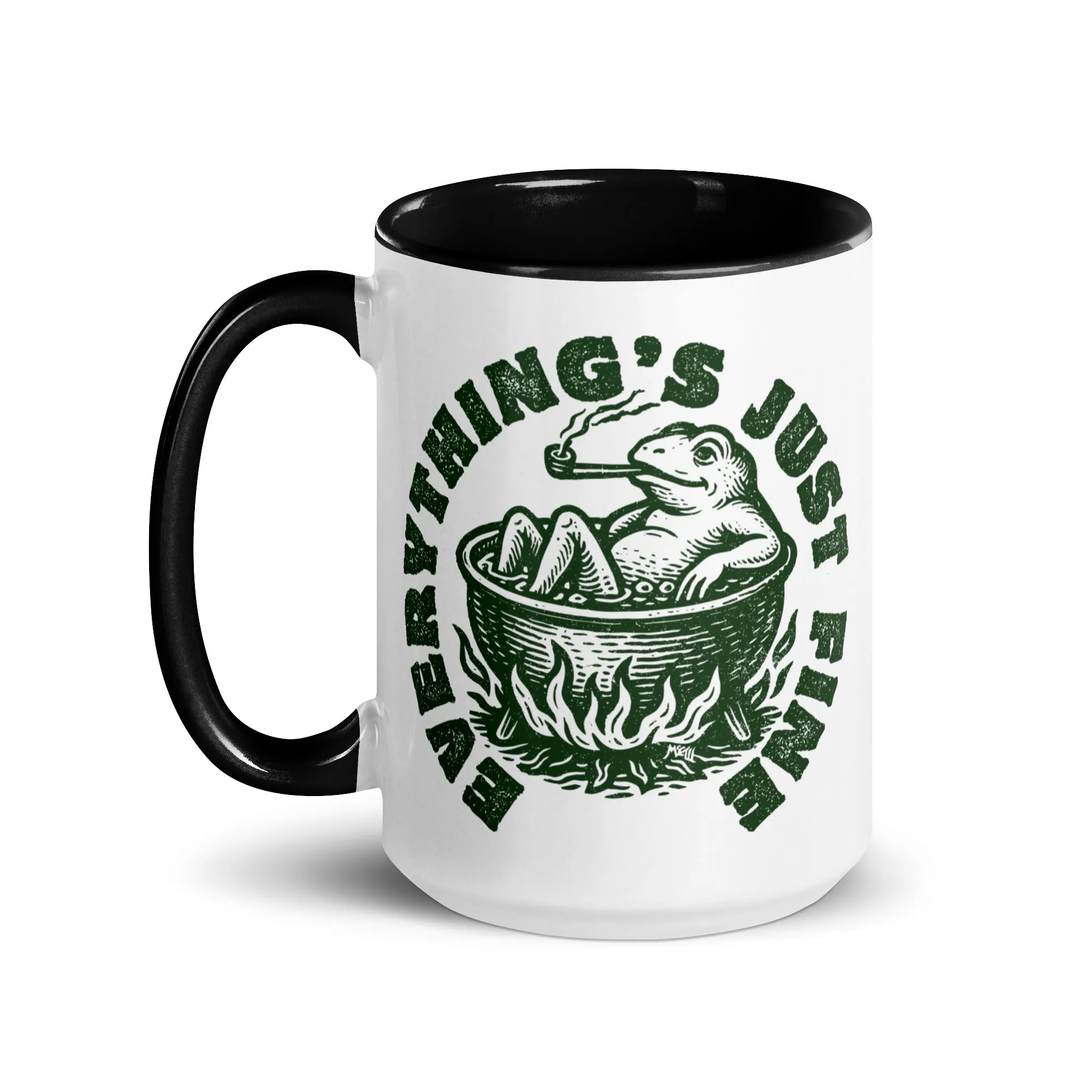 Boiling Frog Everything's Just Fine Coffee Mug