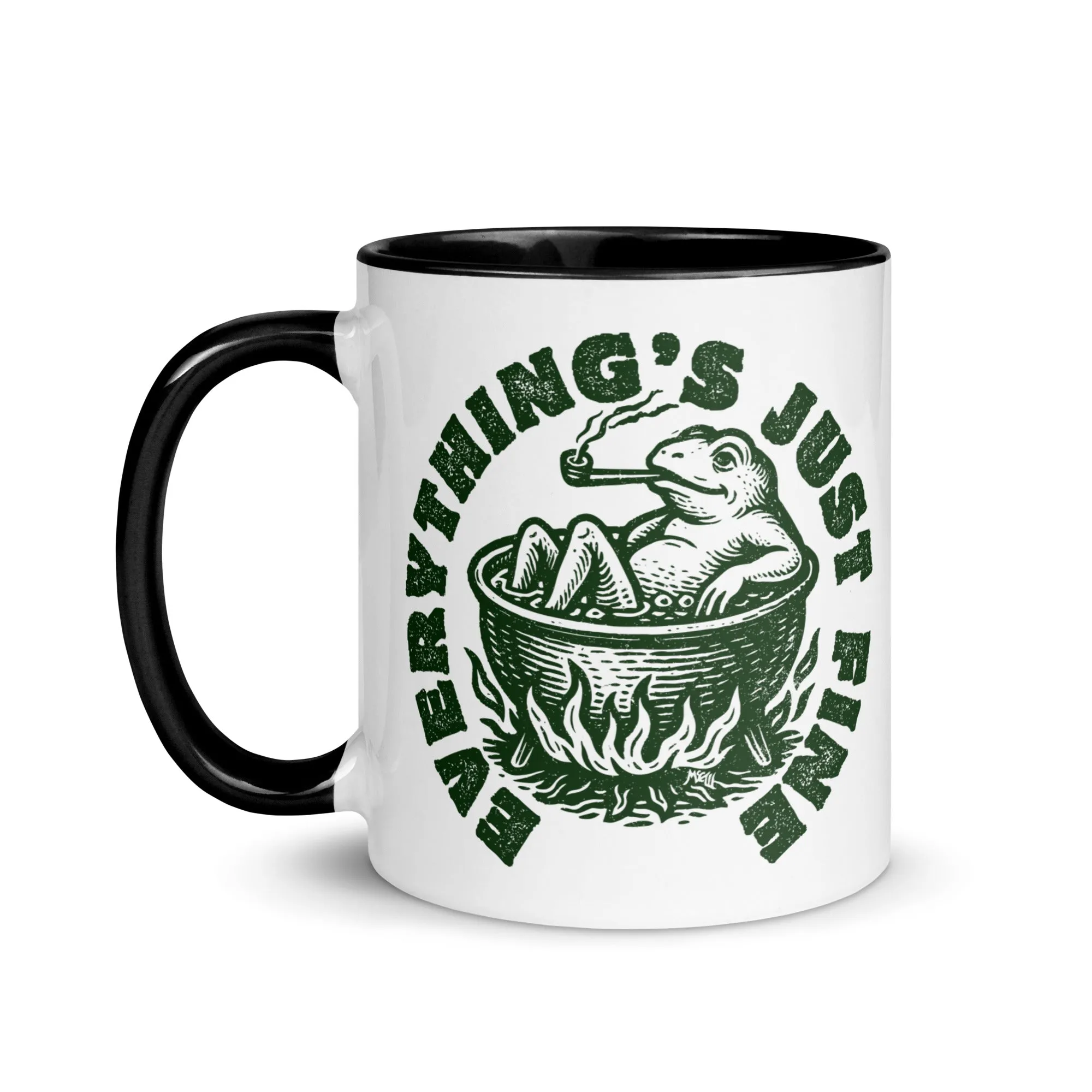 Boiling Frog Everything's Just Fine Coffee Mug