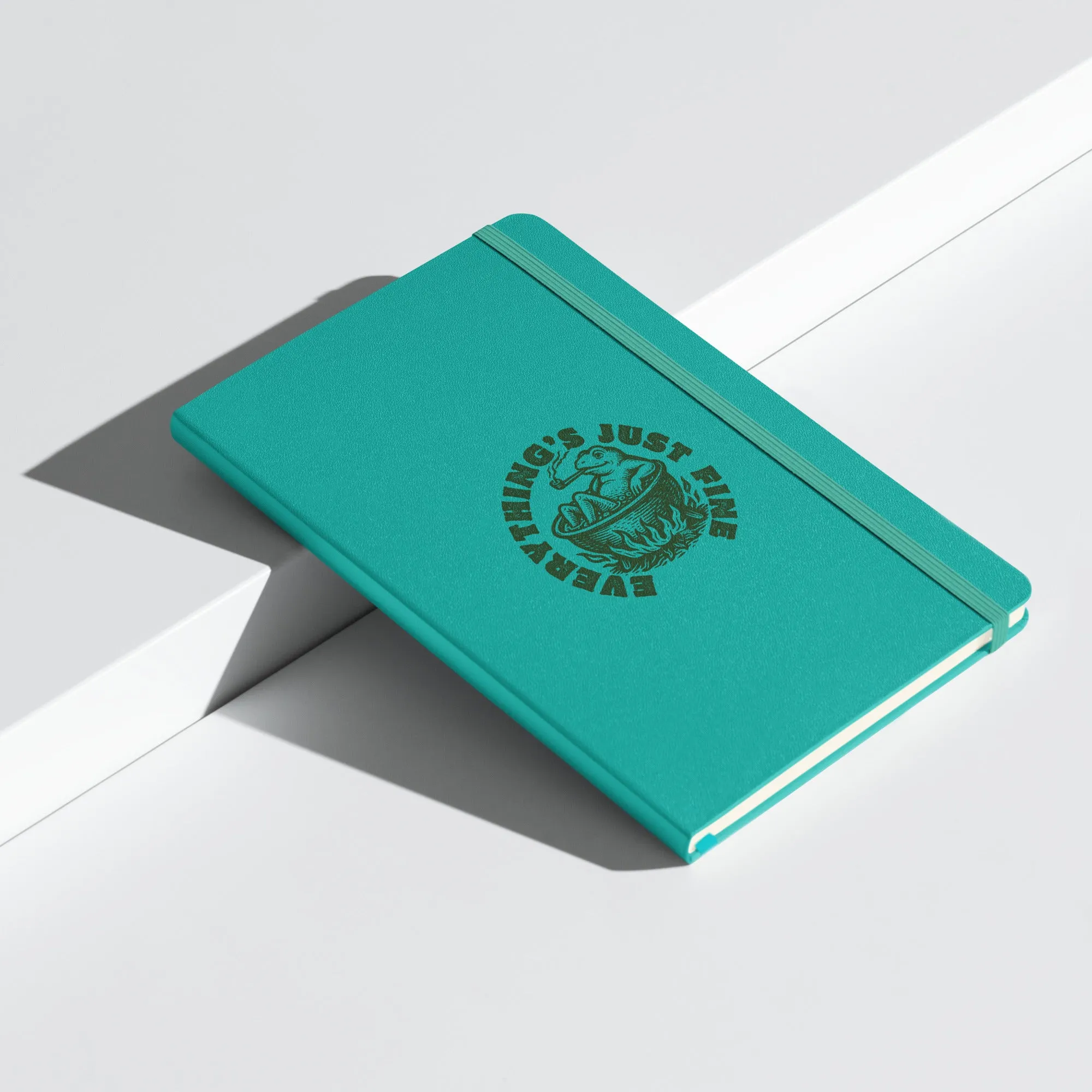 Boiling Frog Everything's Just Fine Hardcover Bound Notebook