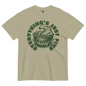 Boiling Frog Everything's Just Fine Heavyweight T-Shirt
