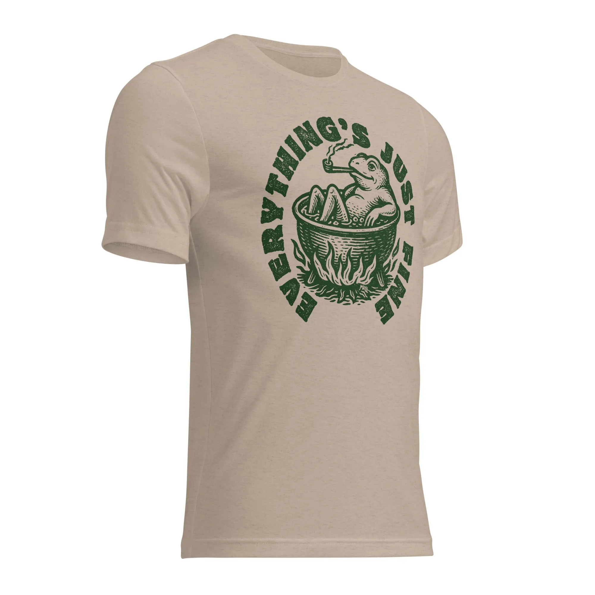 Boiling Frog Everything's Just Fine Tri-Blend T-Shirt