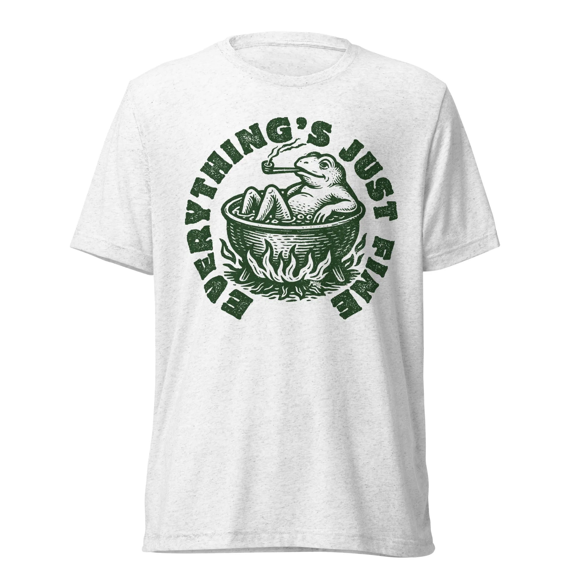 Boiling Frog Everything's Just Fine Tri-Blend T-Shirt