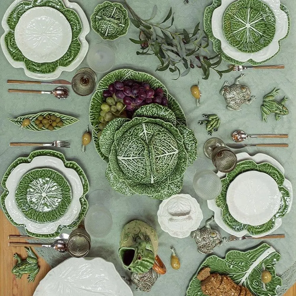 Bordallo Pinheiro Cabbage dinner plate 26.5 cm.