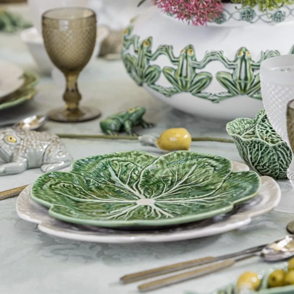 Bordallo Pinheiro Cabbage dinner plate 26.5 cm.