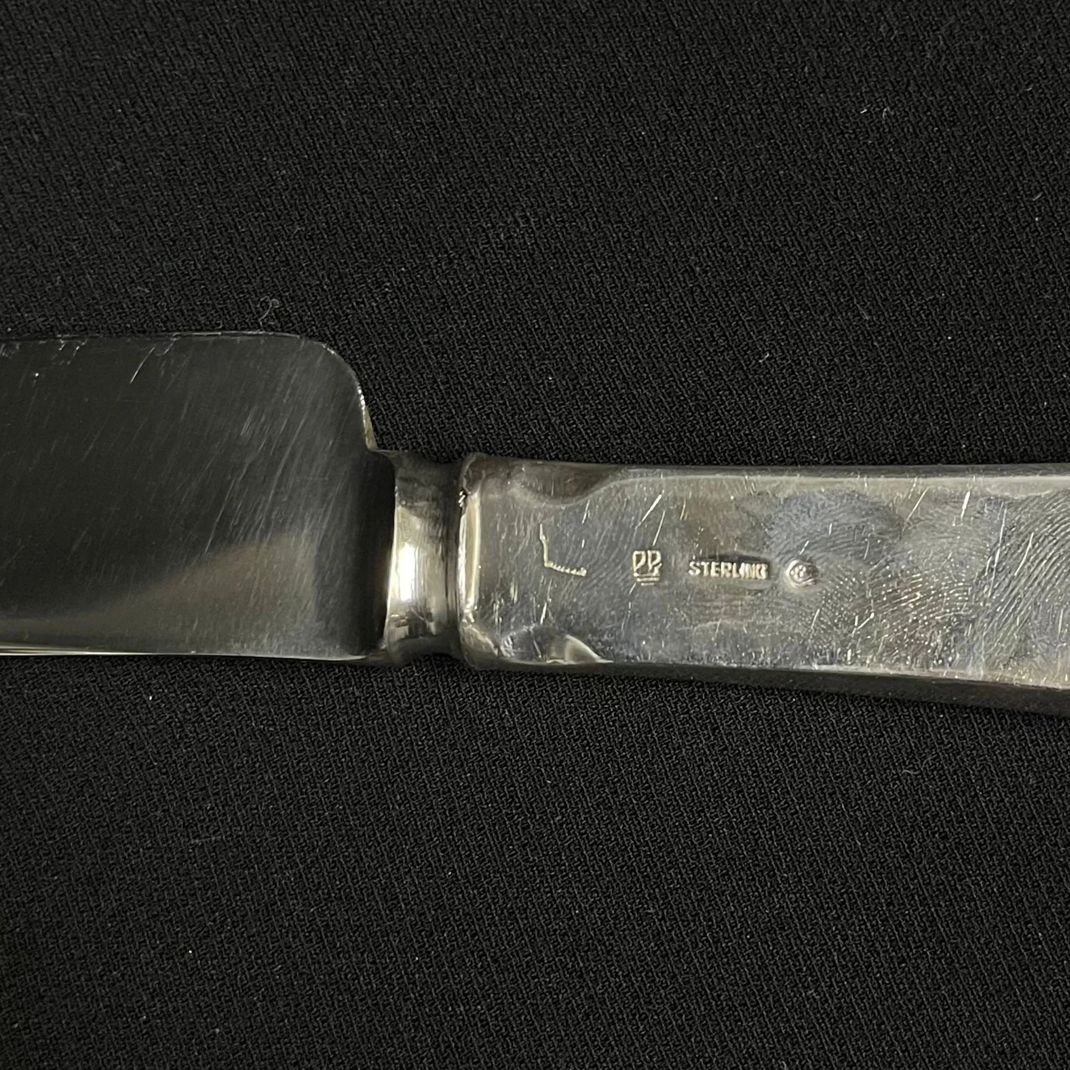 Carl Poul Petersen Sterling Silver Carving Set