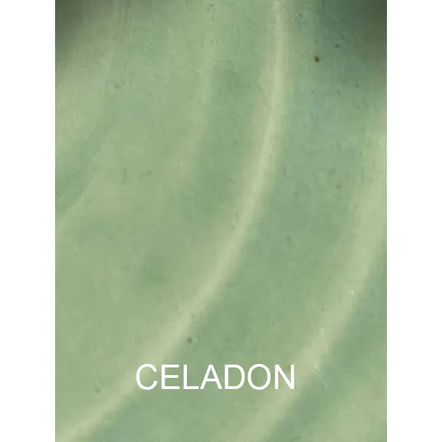 Charger and Two Plates shown in Celadon Amber and Wheat Handthrown Stoneware Pottery by Clay House Pots Amy Elswick
