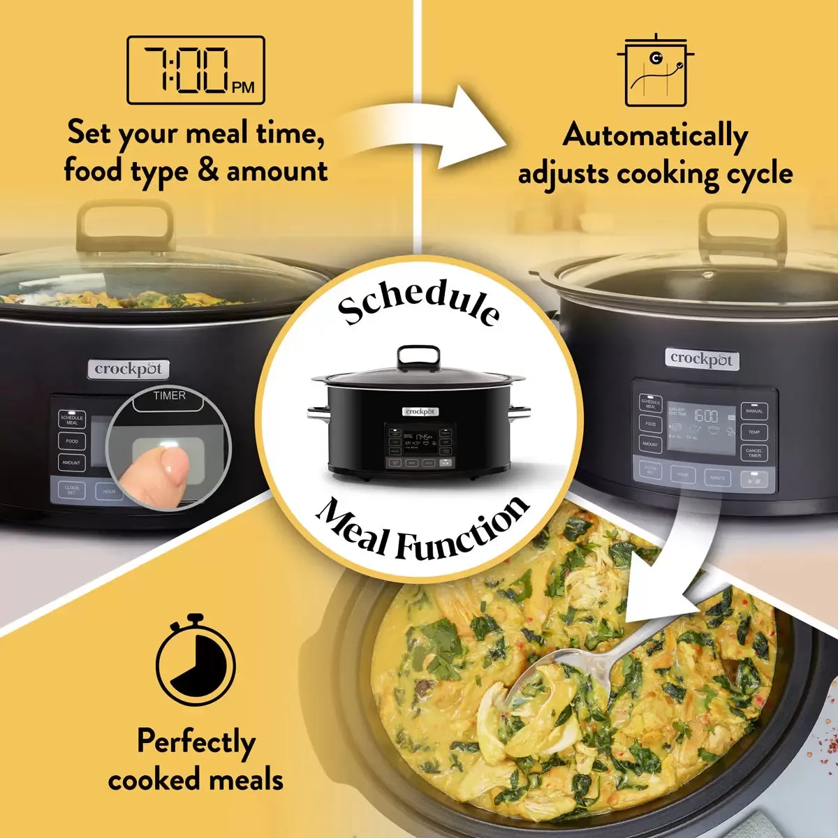 Crockpot TimeSelect 5.6L Digital Slow Cooker CSC093 - Clearance