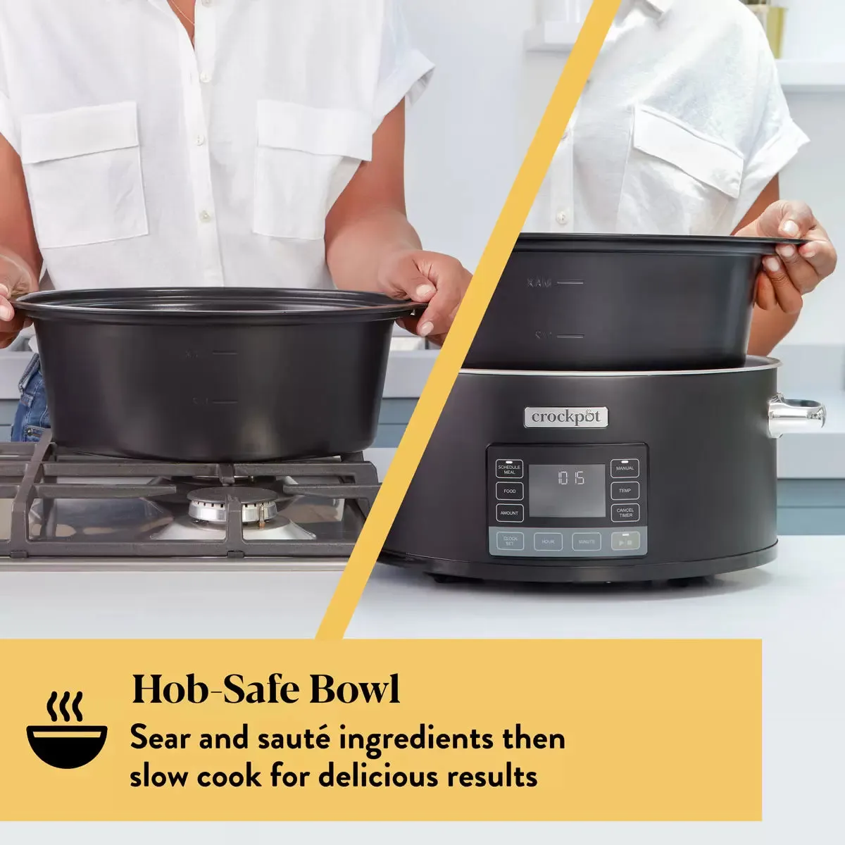 Crockpot TimeSelect 5.6L Digital Slow Cooker CSC093 - Clearance