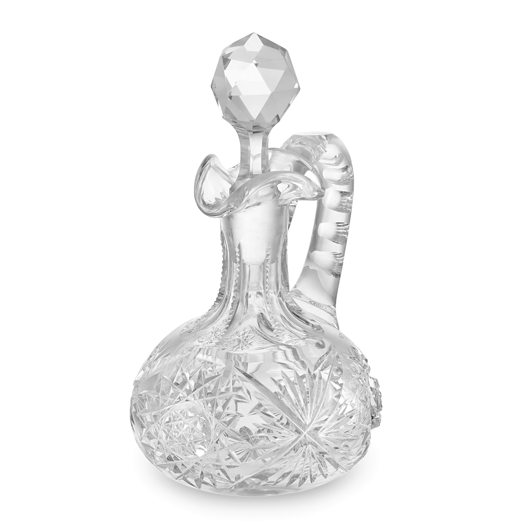 Cut Glass Cruet Bottle