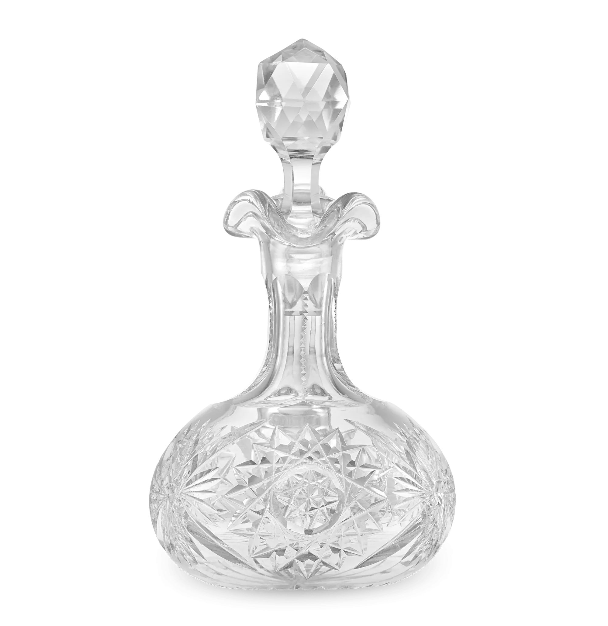 Cut Glass Cruet Bottle