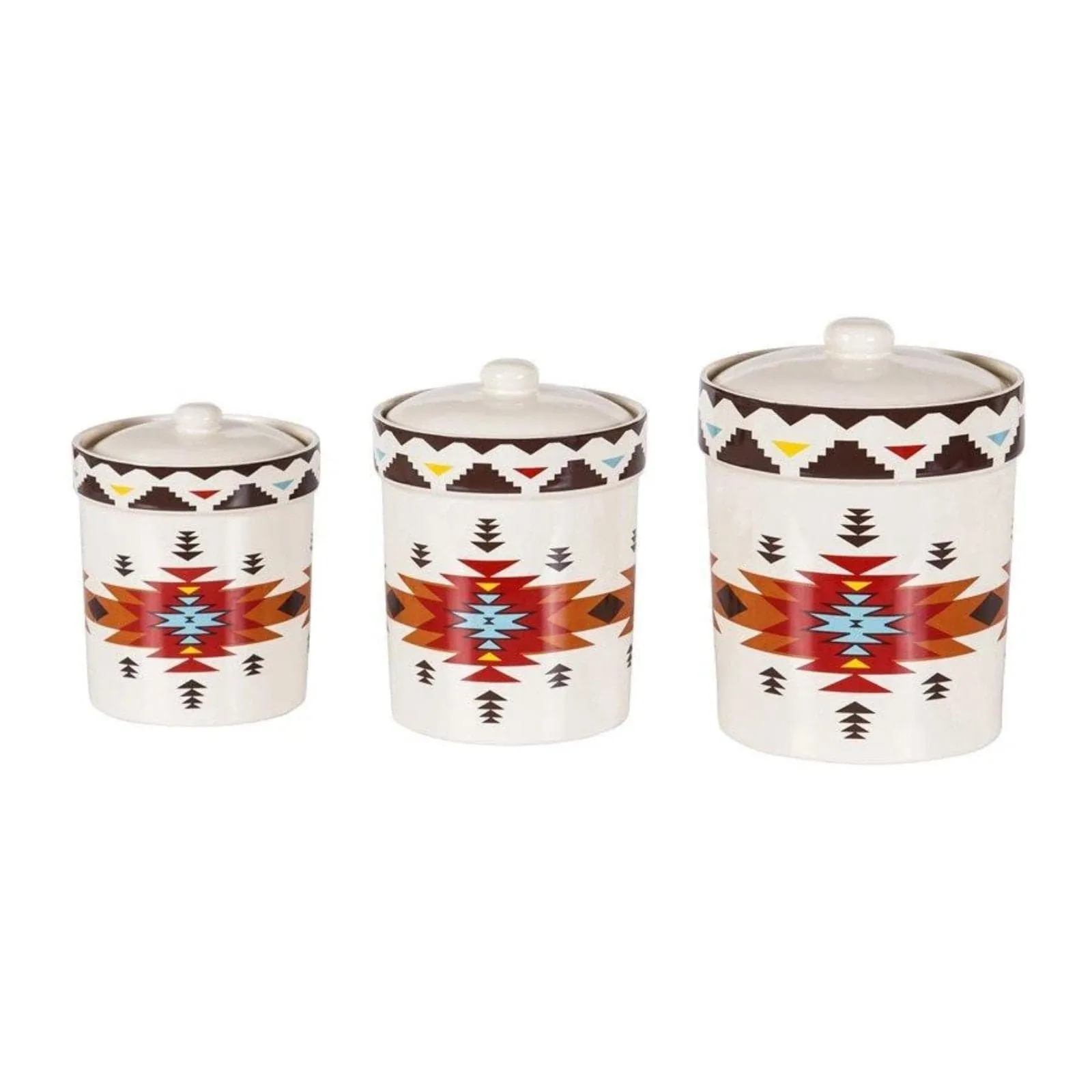 Del Sol Southwestern Dinnerware and Canister Set