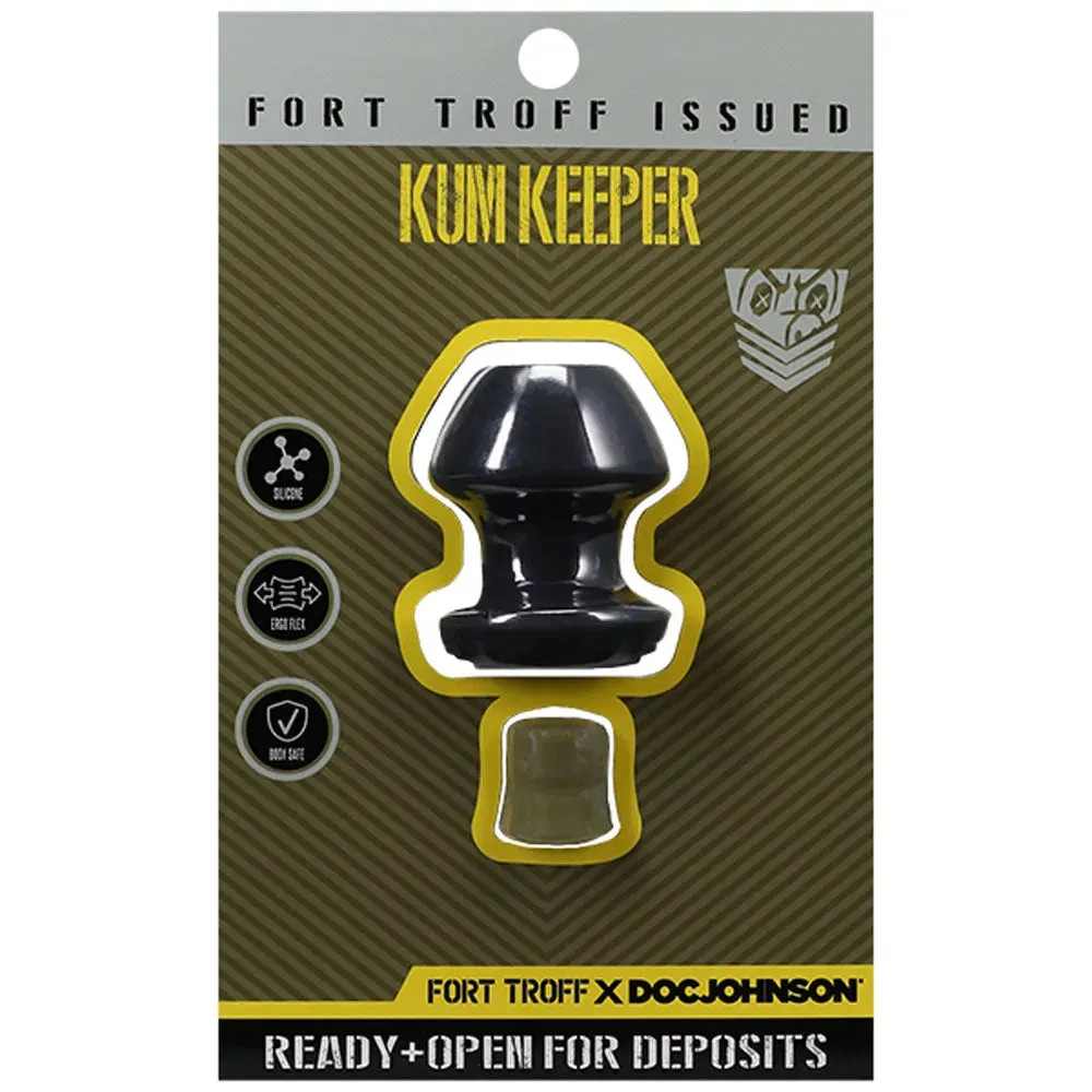 Fort Troff - Kum Keeper - Small -  Small Hollow Butt Plug with Removeable Stopper