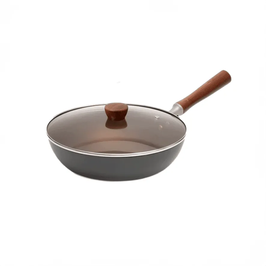 GUIHE DOOROOM Chinese Iron Wok Household Light Refined Iron Pan Quick-Fry Pan