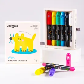 Jar Melo Window Crayons