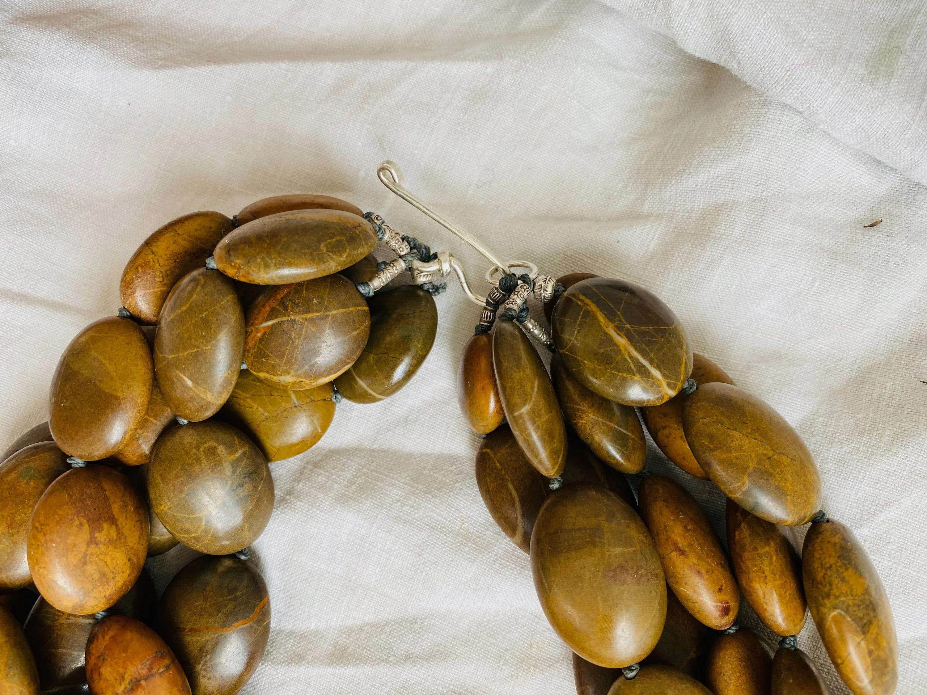 Jasper Multistrand Necklace.