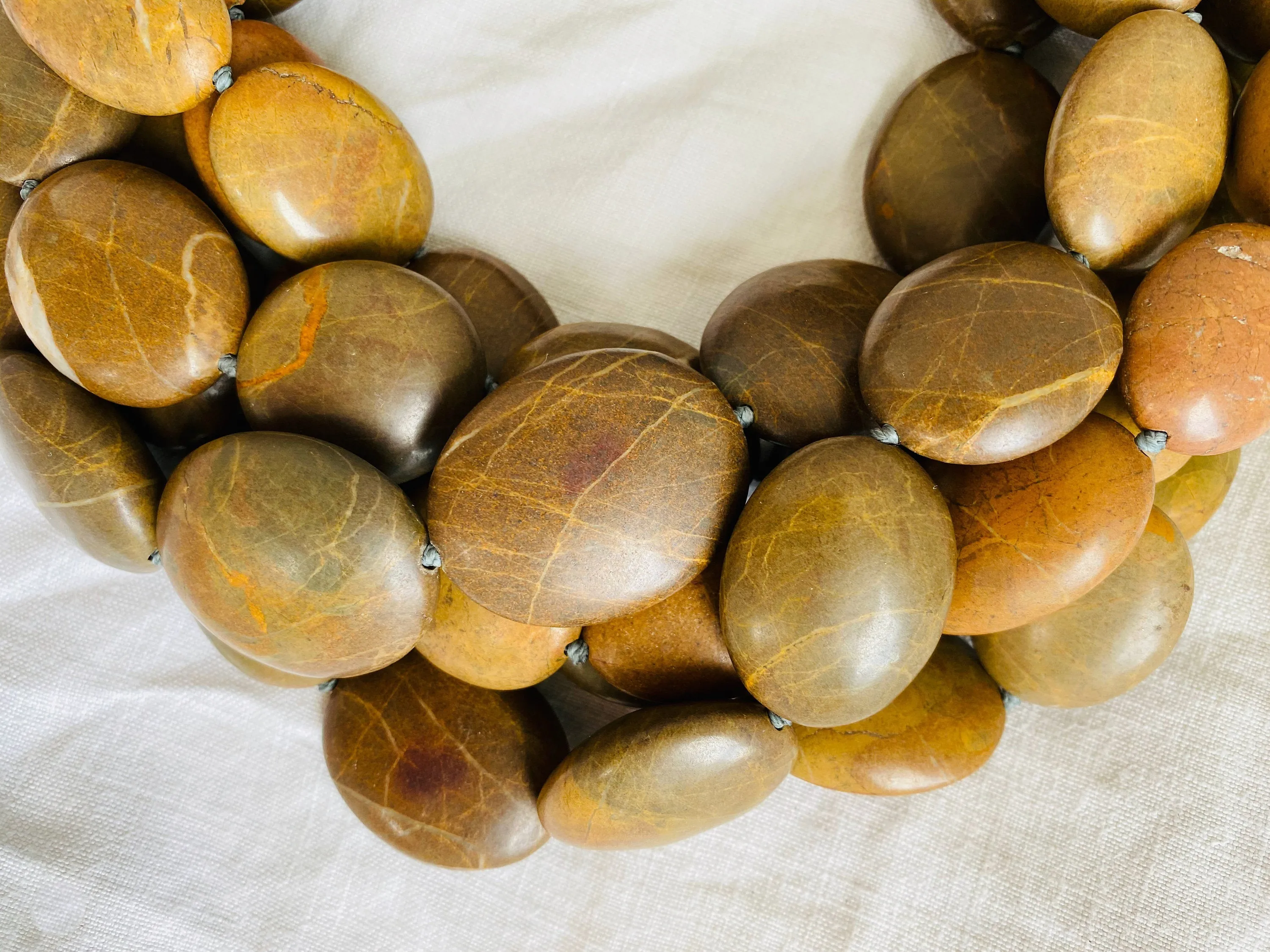 Jasper Multistrand Necklace.
