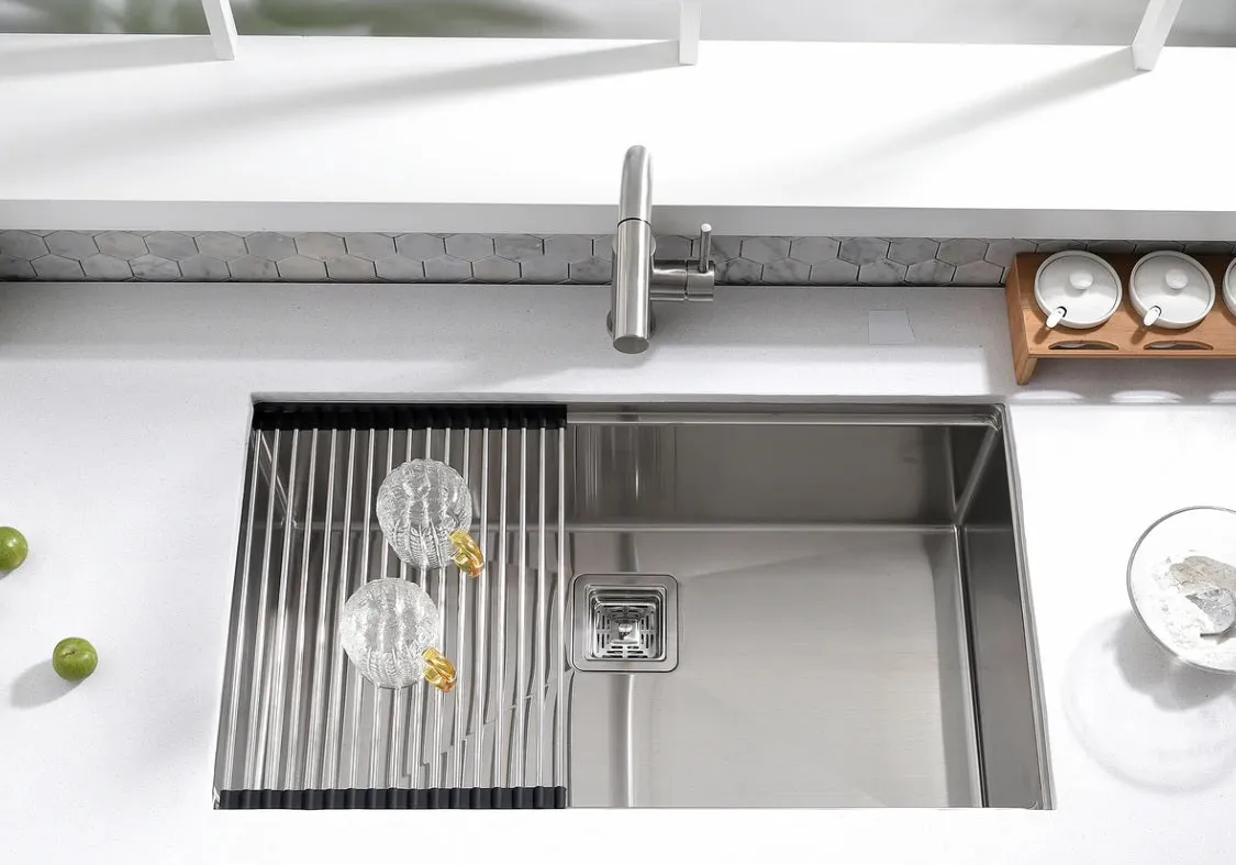KODAEN  - UNS3000P/ 32" Workstation Dual Mount Single Bowl Kitchen Sink