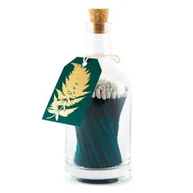 Long Luxury Matches in Glass Bottle