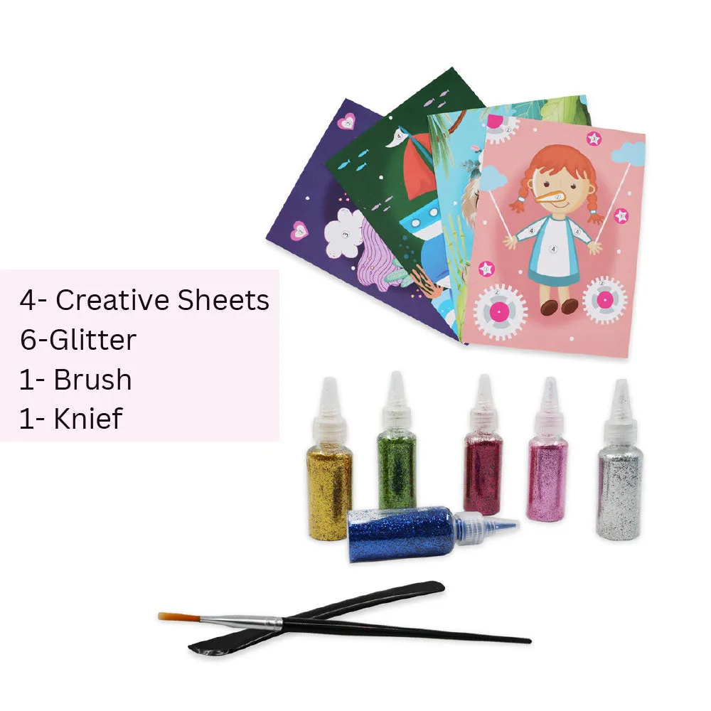 Magical Garden Fairies Sequin Art Set