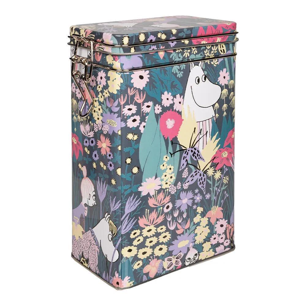 Moomin Buttercup Coffee Tin Dark Teal