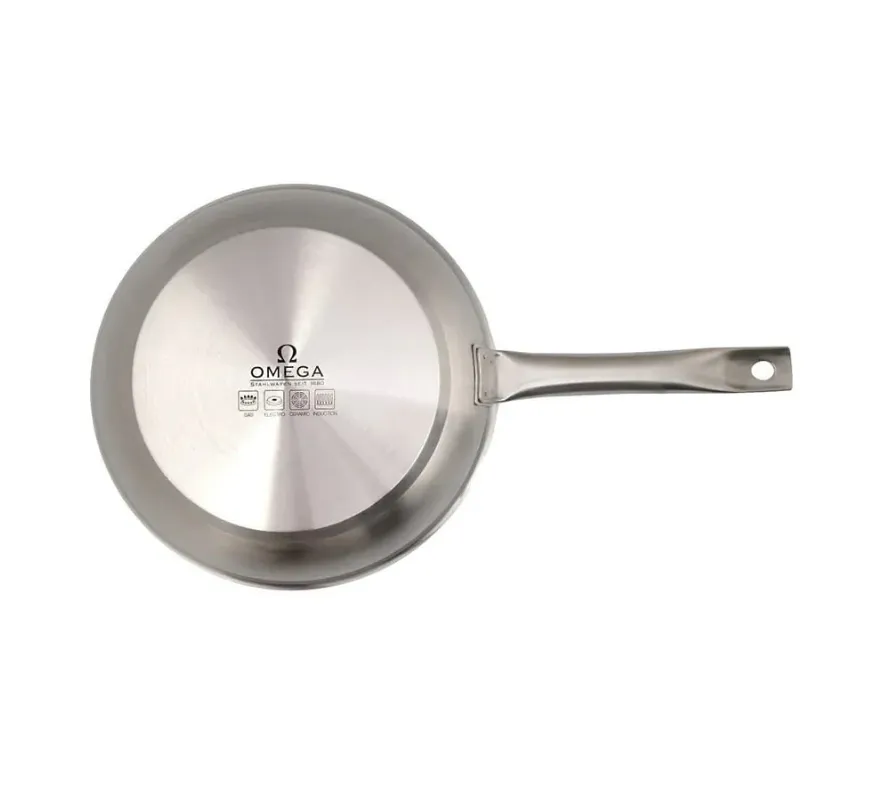Omega Non-Stick Fry Pan 24cm (18/10 Stainless Steel) Frying 1880 Collection