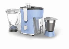Philips Amaze HL7575/00 600-Watt Juicer Mixer Grinder with 2 Jars (Celestial Blue/Bright White)