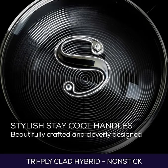 Premium Circulon SteelShield C Series 4-Piece Stainless Steel