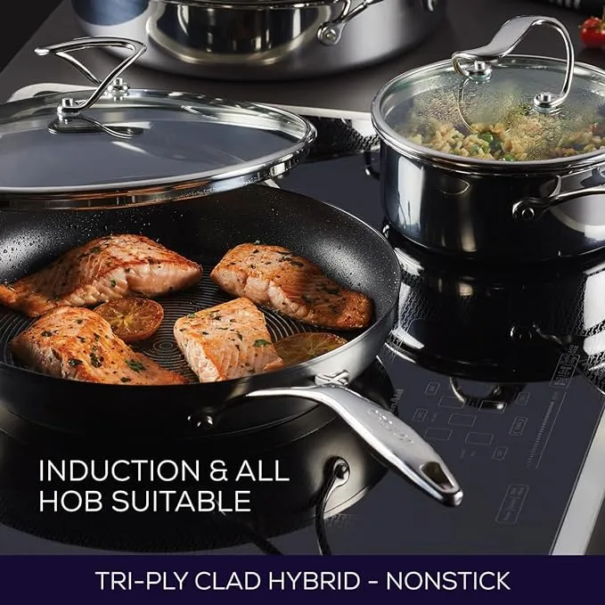 Premium Circulon SteelShield C Series 4-Piece Stainless Steel